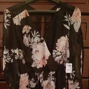 Charlotte Russe One Piece Romper L